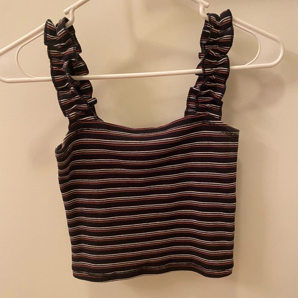 Square Neck Cropped Tank